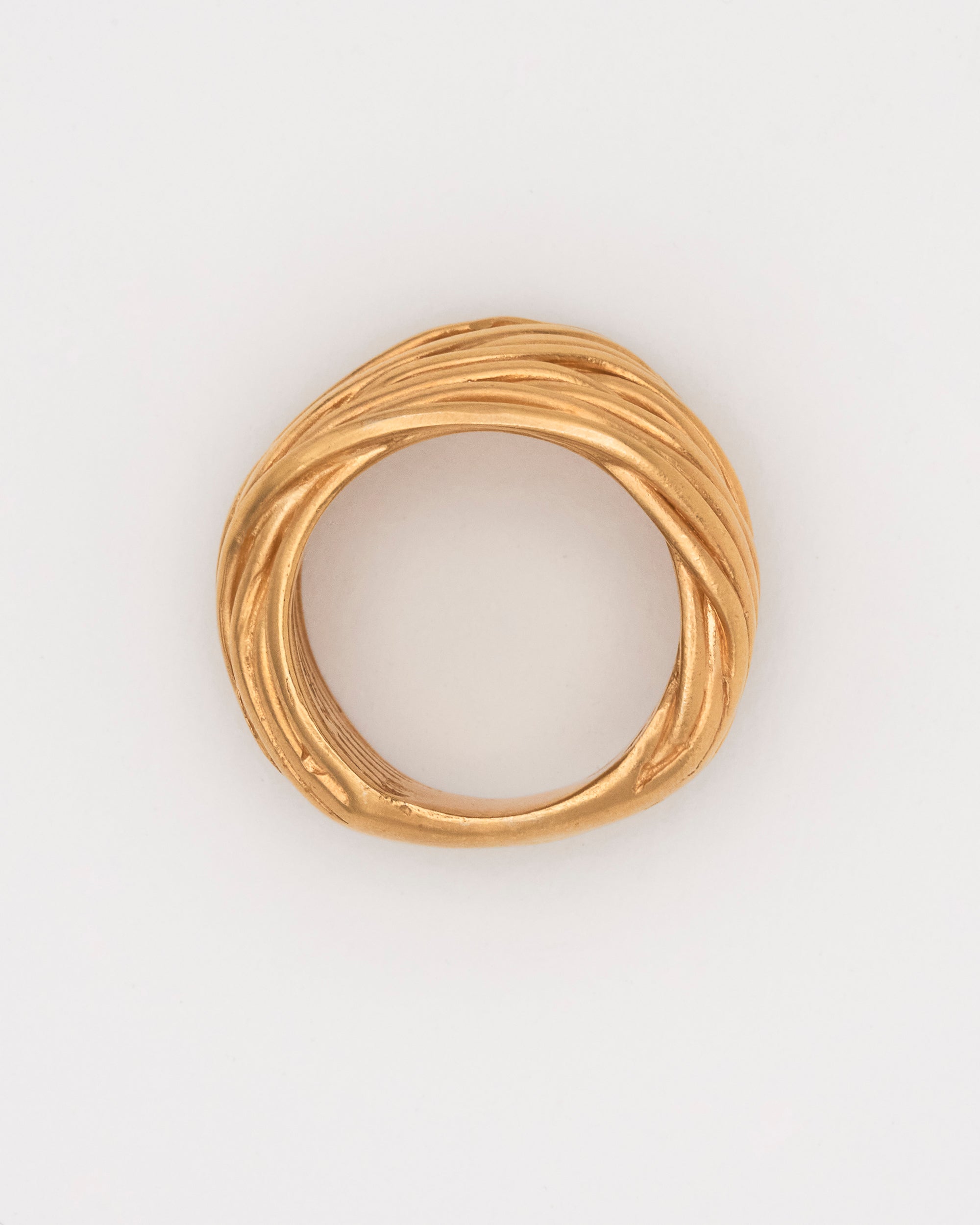 Carolina-De-Barros-Sterling-Silver-Gold-LIANA-RING-Plated-Twist-Sculptural-Statement-Ring