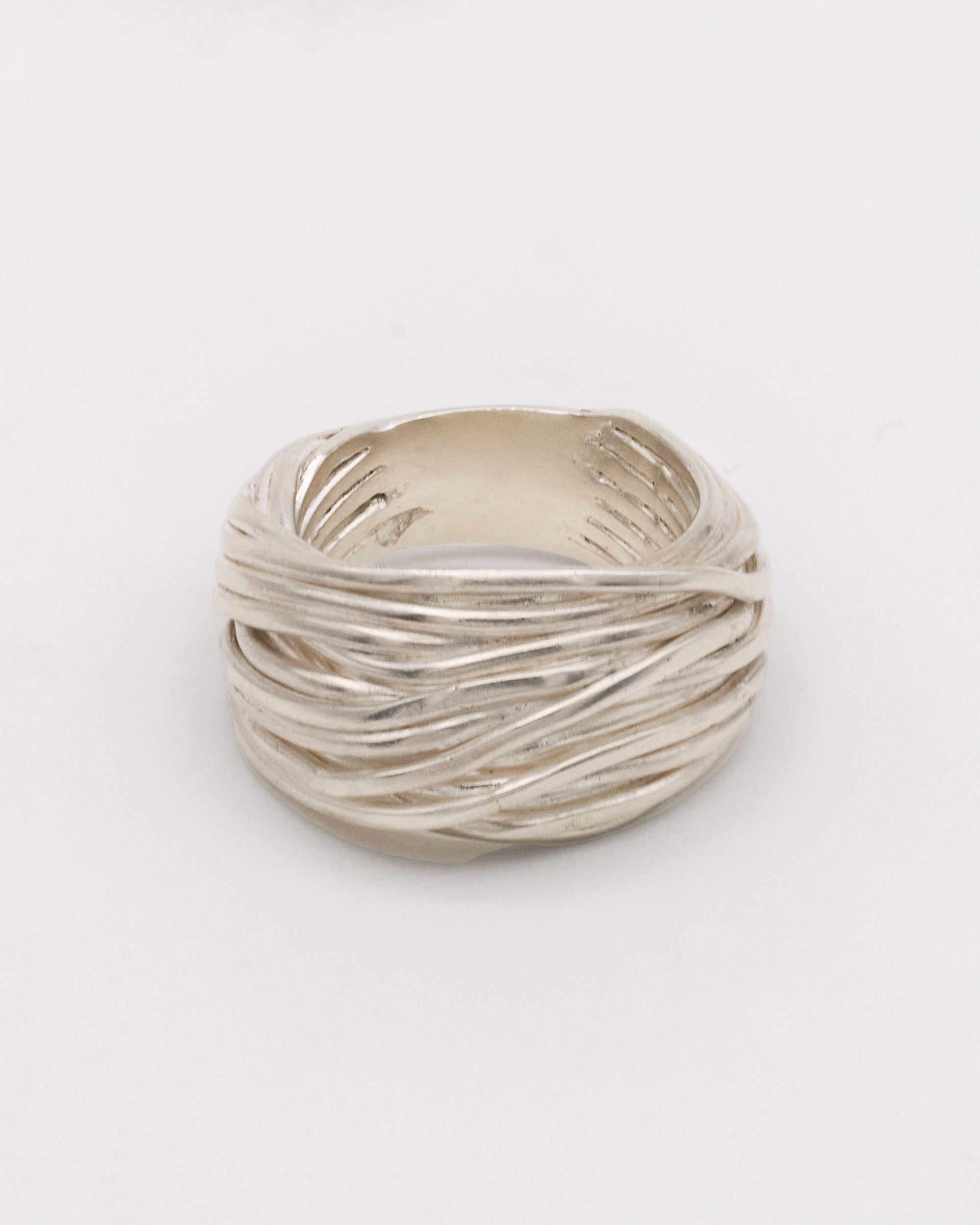 Carolina-De-Barros-Sterling-Silver-Gold-LIANA-RING-Plated-Twist-Sculptural-Statement-Ring