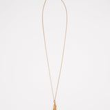 Carolina-de-Barros-Cumaru-Oversized-TearDrop--Drop-Pendant-Necklace-Gold-Plated-18ct-Sterling-Silver