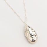 Carolina-de-Barros-Drop-Oval-Shell-Chain-Pendant-Necklace-Jumonia-Sterling-Silver-18ct-Gold-Plated