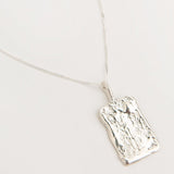 Carolina-de-Barros-Rectangle-Textured-Pendant-Sal-Necklace-18ct-Gold-Plated-Sterling-Silver 