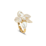Cherie-Jewels-Mini-White-Keshi-Bead-Pearl-Statement-Flower-Ring-№46
