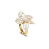 Cherie-Jewels-Mini-White-Keshi-Bead-Pearl-Statement-Flower-Ring-№46