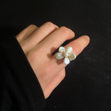 Cherie-Jewels-Mini-White-Keshi-Bead-Pearl-Statement-Flower-Ring-№46