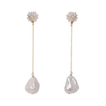 Cherie-Jewels-Pearl-Beaded-Drop-Chain-Flower-Earrings-Weddings-Occasions-Summer-Holiday-Statement-Earrings-Jewellery-Dangle-Bead-Pearls-hydrangea-