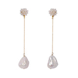 Cherie-Jewels-Pearl-Beaded-Drop-Chain-Flower-Earrings-Weddings-Occasions-Summer-Holiday-Statement-Earrings-Jewellery-Dangle-Bead-Pearls-hydrangea-