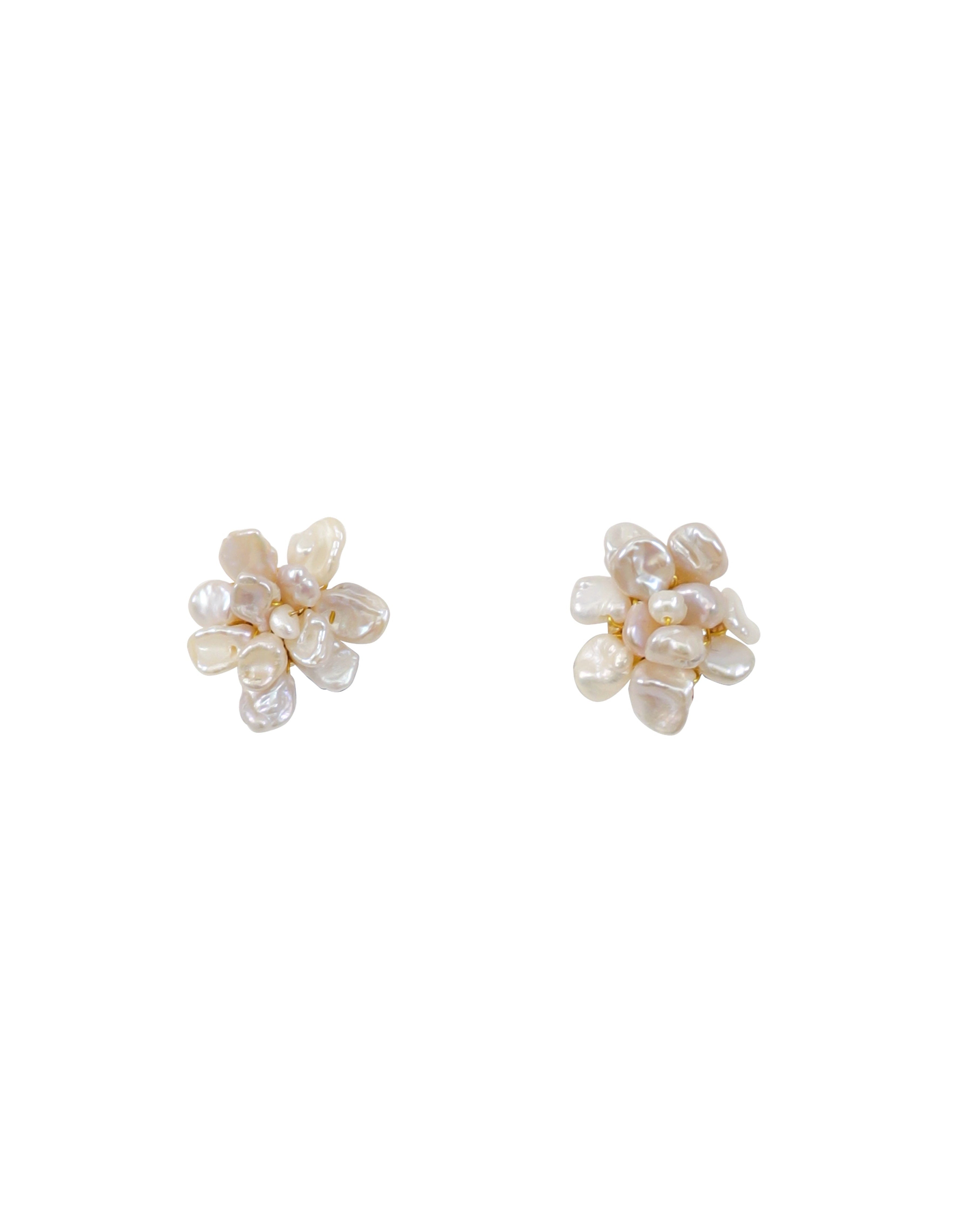 Cherie-Jewels-Petite-Keshi-Pearls-Clustered-Flower-Stud-Earrings-№33