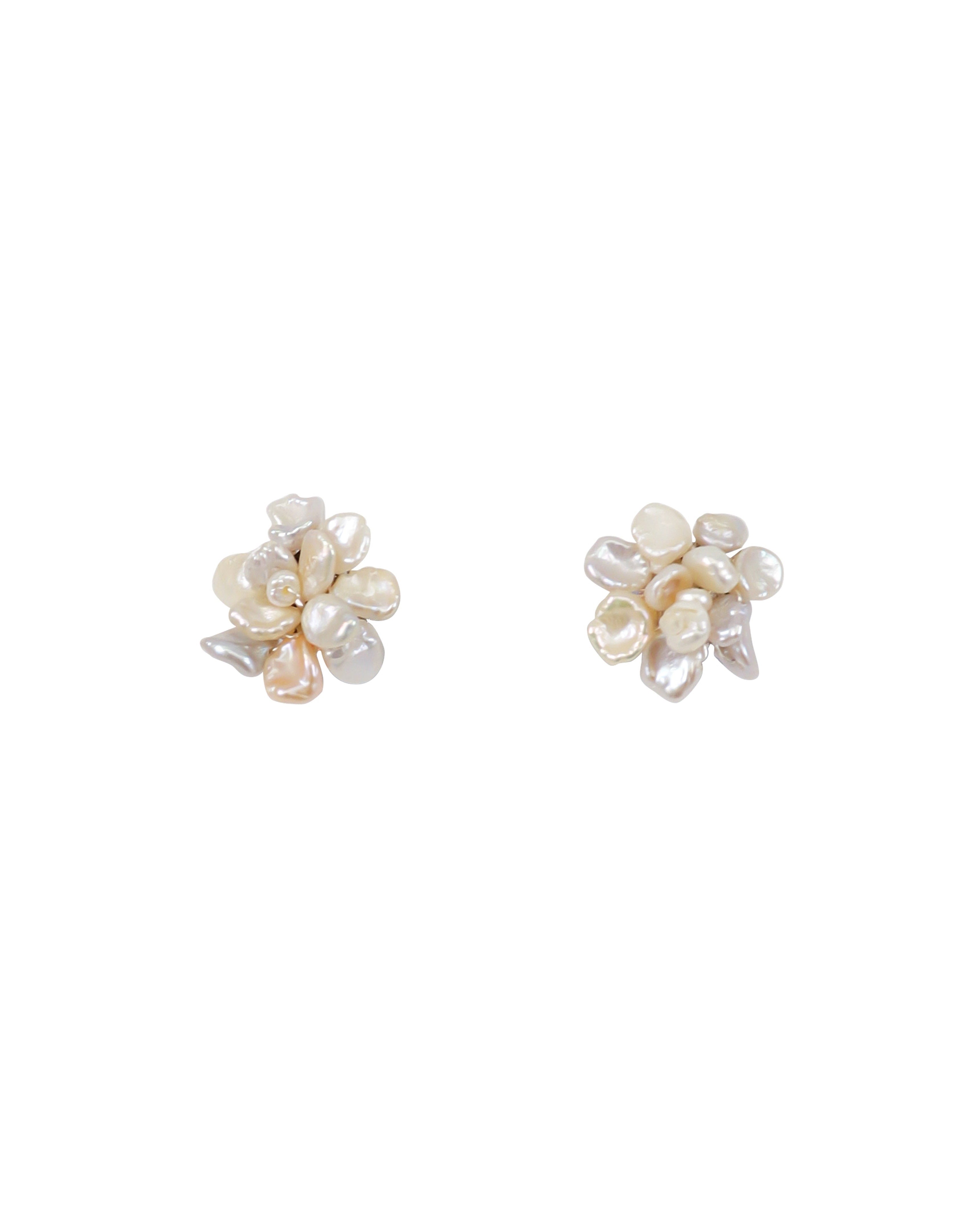 Cherie-Jewels-Petite-Keshi-Pearls-Clustered-Flower-Stud-Earrings-№33