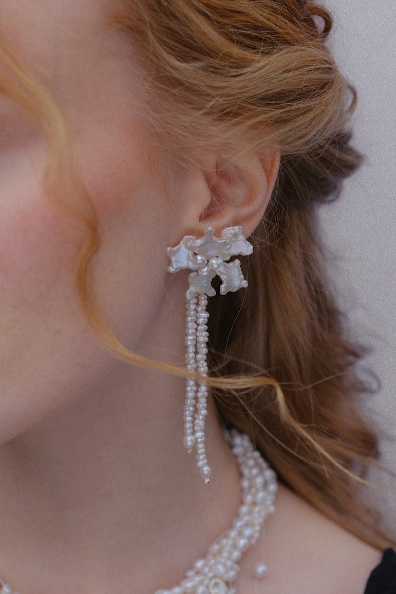 Cherie-Jewels-Snowflake-Keshi-Pearls-Freshwater-Flower-White-Dangle-Earrings-№34-Beaded-Statement-Drop