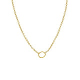 Circle Gold Necklace