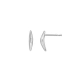 The Curve Silver Studs