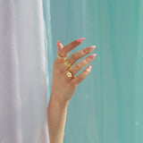 Flower Power Signet Ring