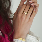 Kaleidoscope Disco Ring Gold