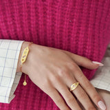 Kaleidoscope Disco Chain Bracelet Gold