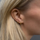 The Curve Gold Studs