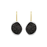 Daria Black Druzy Earrings