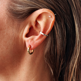 Crux Sterling Silver Mini Hoops