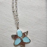 Forever Susan Necklace Silver - Sky