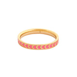 Spark Enamel Ring Pink