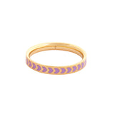Spark Enamel Ring Purple
