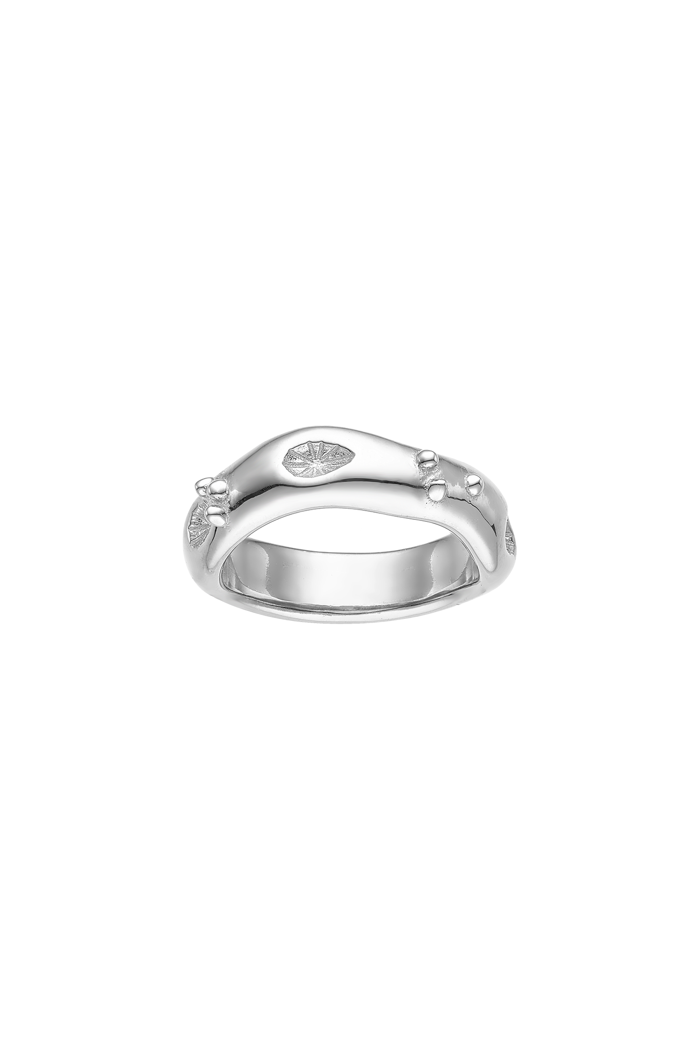 Feggeri-Ahinos-Organic-Ring-Stacking-Textured-Band-Sterling-Silver
