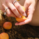 Feggeri-Ahinos-Organic-Ring-Stacking-Textured-Band-Sterling-Silver