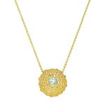 Feggeri-Ahinos-Topaz-Blue-Gemstone-Circle-Chunky-Pendant-Textured-Chain-Necklace-Gold-Vermeil
