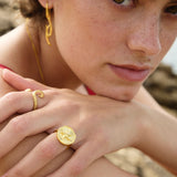 Feggeri-Astra-Chunky-Signet-Pinky-Ring-Gold-Vermeil-Starfish-Round-Star-Marine-Statement