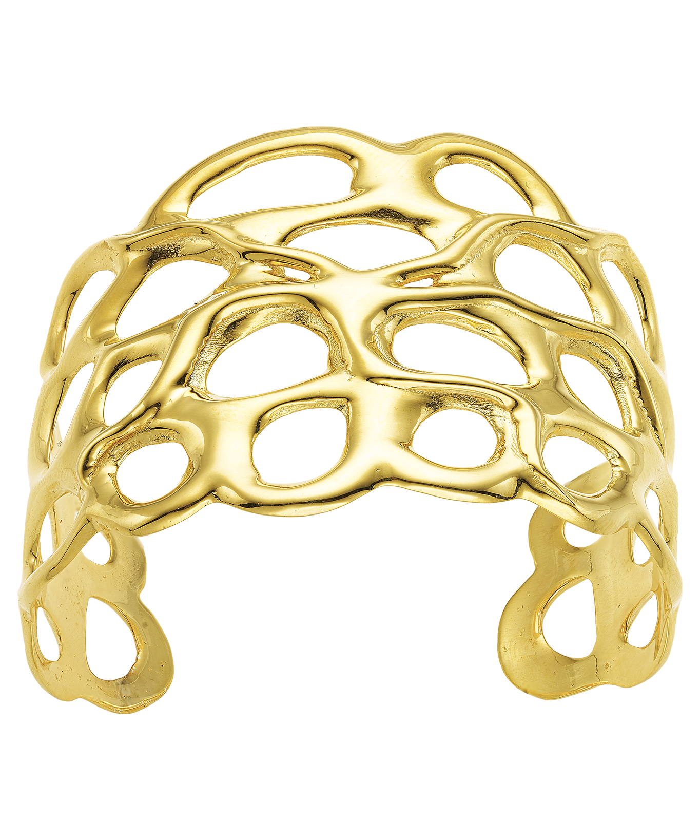 Feggeri-Astra-Coral-Inspired-Marine-Textured-Cutout-Cuff-Statement-Bracelet-Bangle-Gold-Vermeil