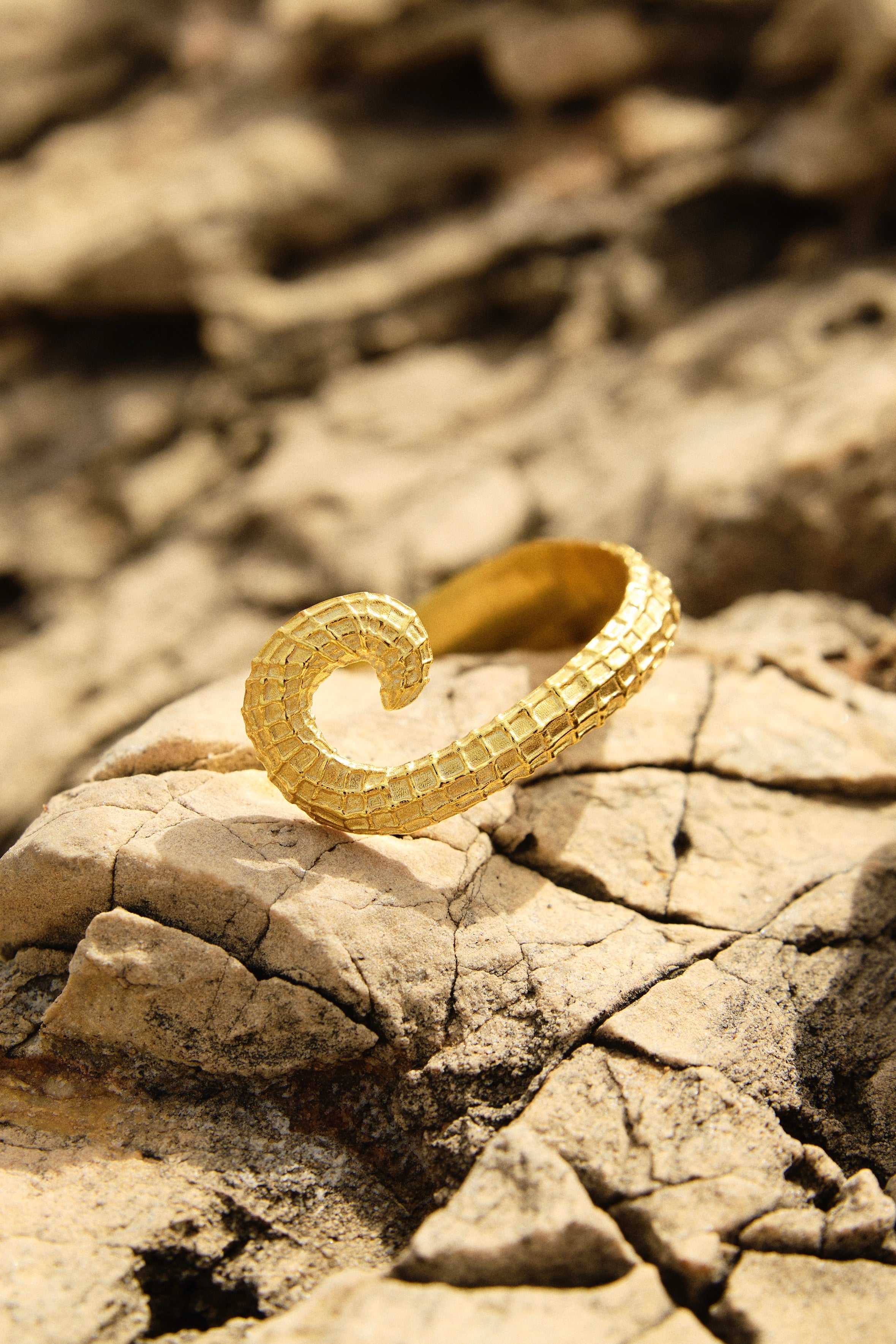 Feggeri-Ippos-Cuff-Gold-Vermeil-Statement-Bracelet-90s-Seahorse-Mediterrean-Coastal-Marine-Jewellery