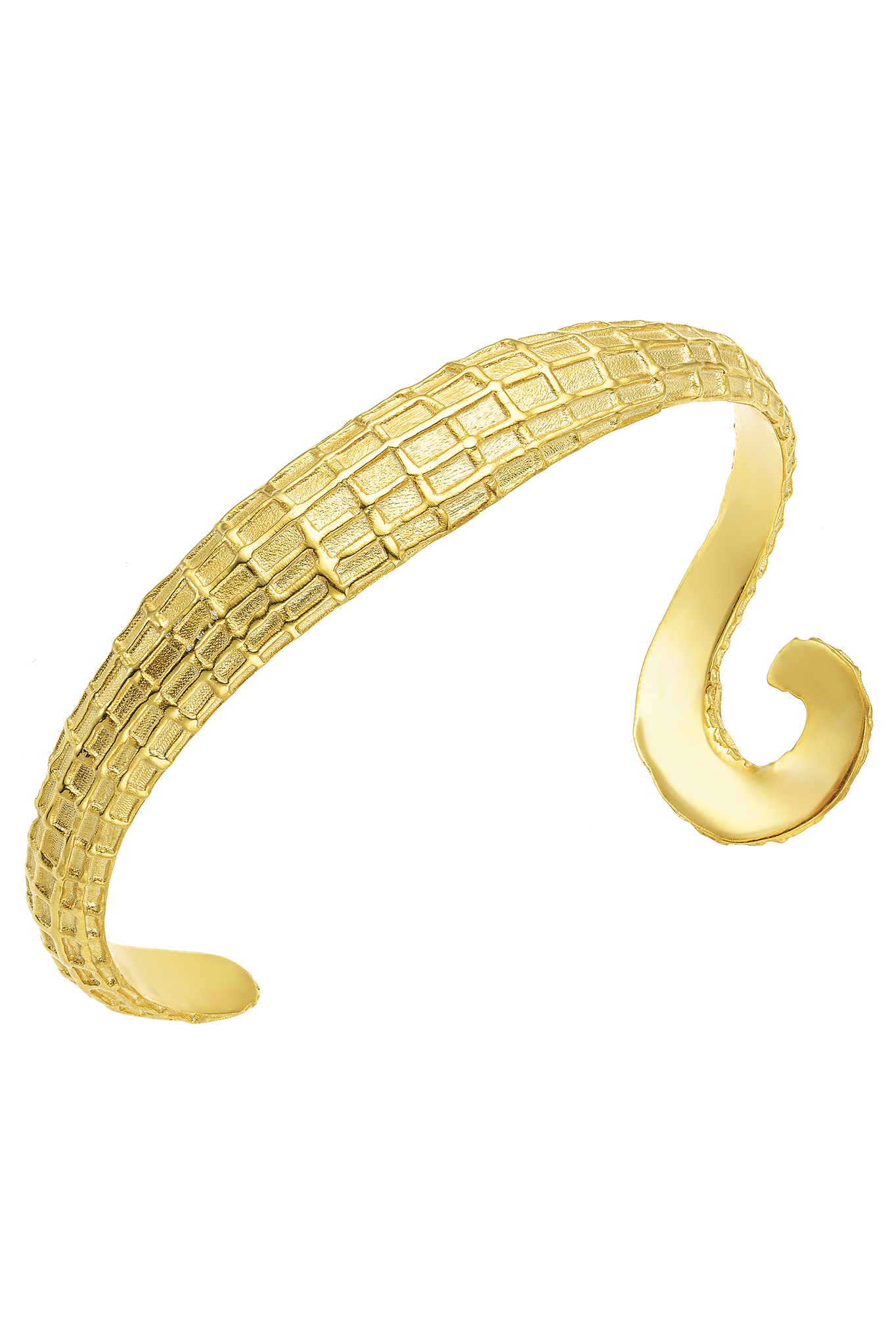 Feggeri-Ippos-Cuff-Gold-Vermeil-Statement-Bracelet-90s-Seahorse-Mediterrean-Coastal-Marine-Jewellery