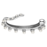 Feggeri-Okto-Cuff-Pearl-Ecrusted-sterling-Silver-statement-bangle-oversized-bracelet-octupus-marine-inspired-jewellery