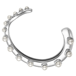 Feggeri-Okto-Cuff-Pearl-Ecrusted-sterling-Silver-statement-bangle-oversized-bracelet-octupus-marine-inspired-jewellery