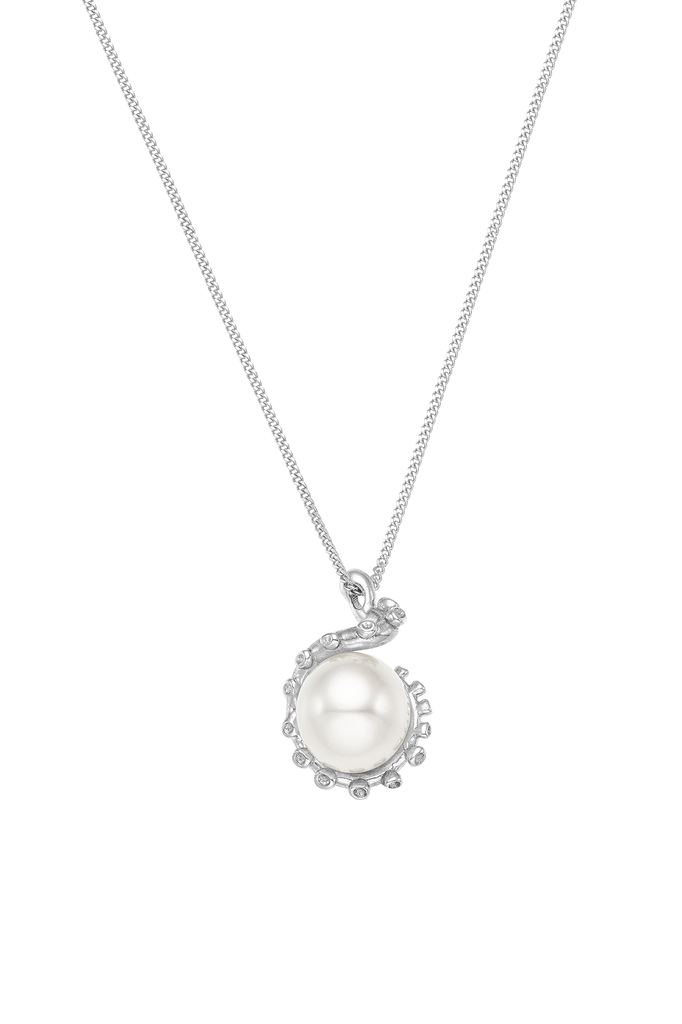 Feggeri-Okto-Octopus-Pearl-Encased-Chunky-Ball-Sphere-Pendant-Necklace-Silver-Chain-Sterling