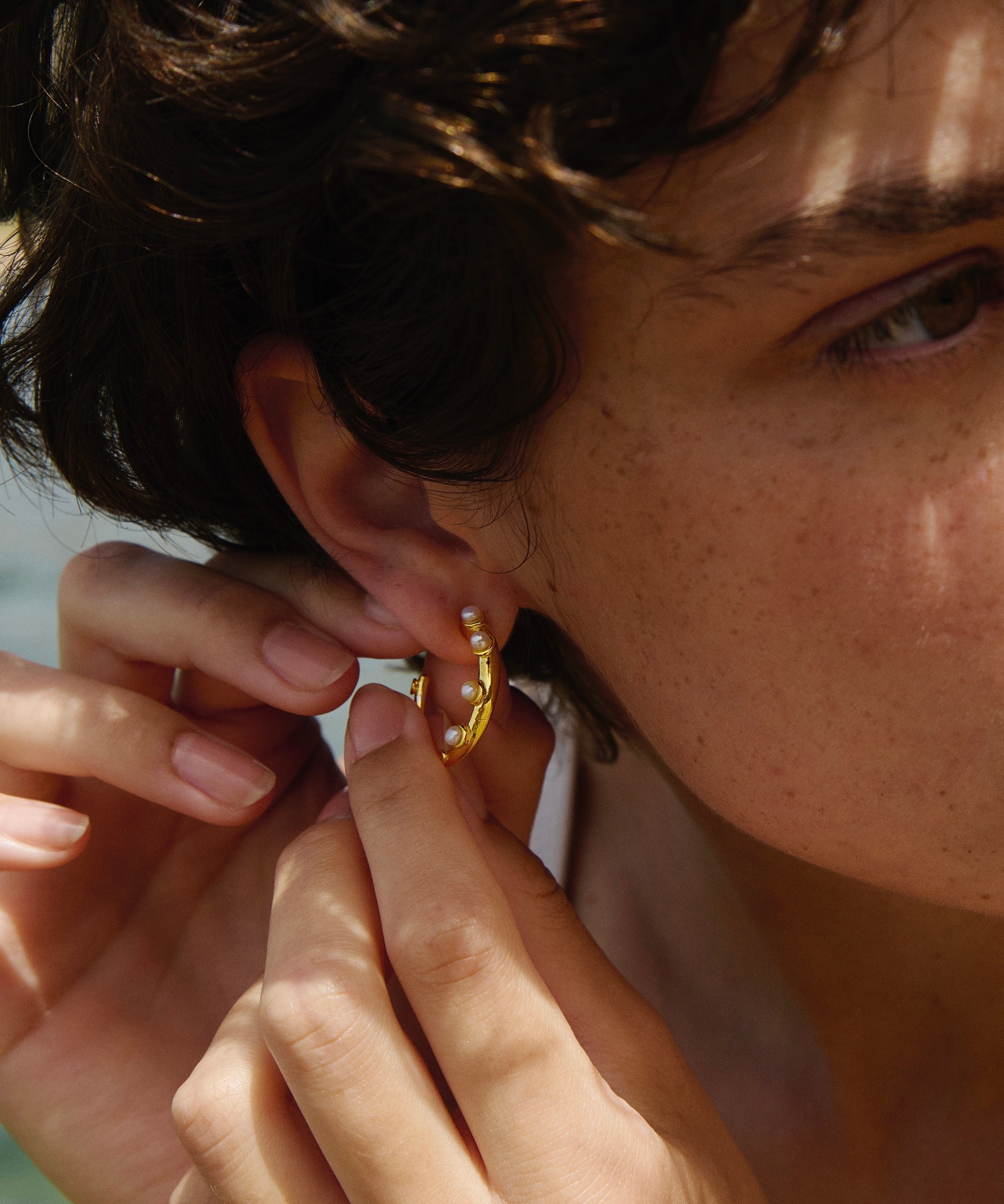 Feggeri-Okto-Pearl-studded-oversized-large-Hoop-Earring-gold-vermeil-hoops-statement