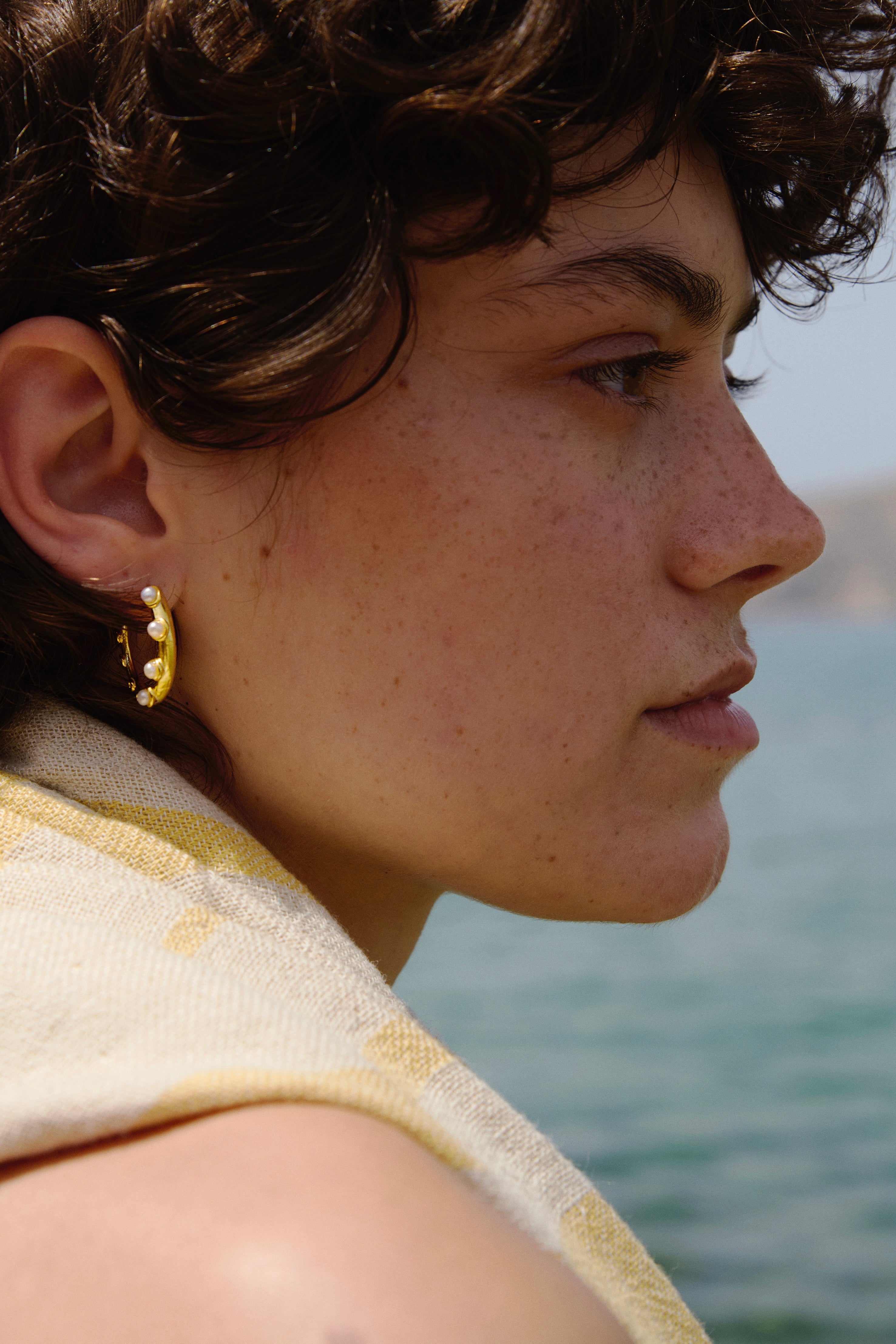 Feggeri-Okto-Pearl-studded-oversized-large-Hoop-Earring-gold-vermeil-hoops-statement
