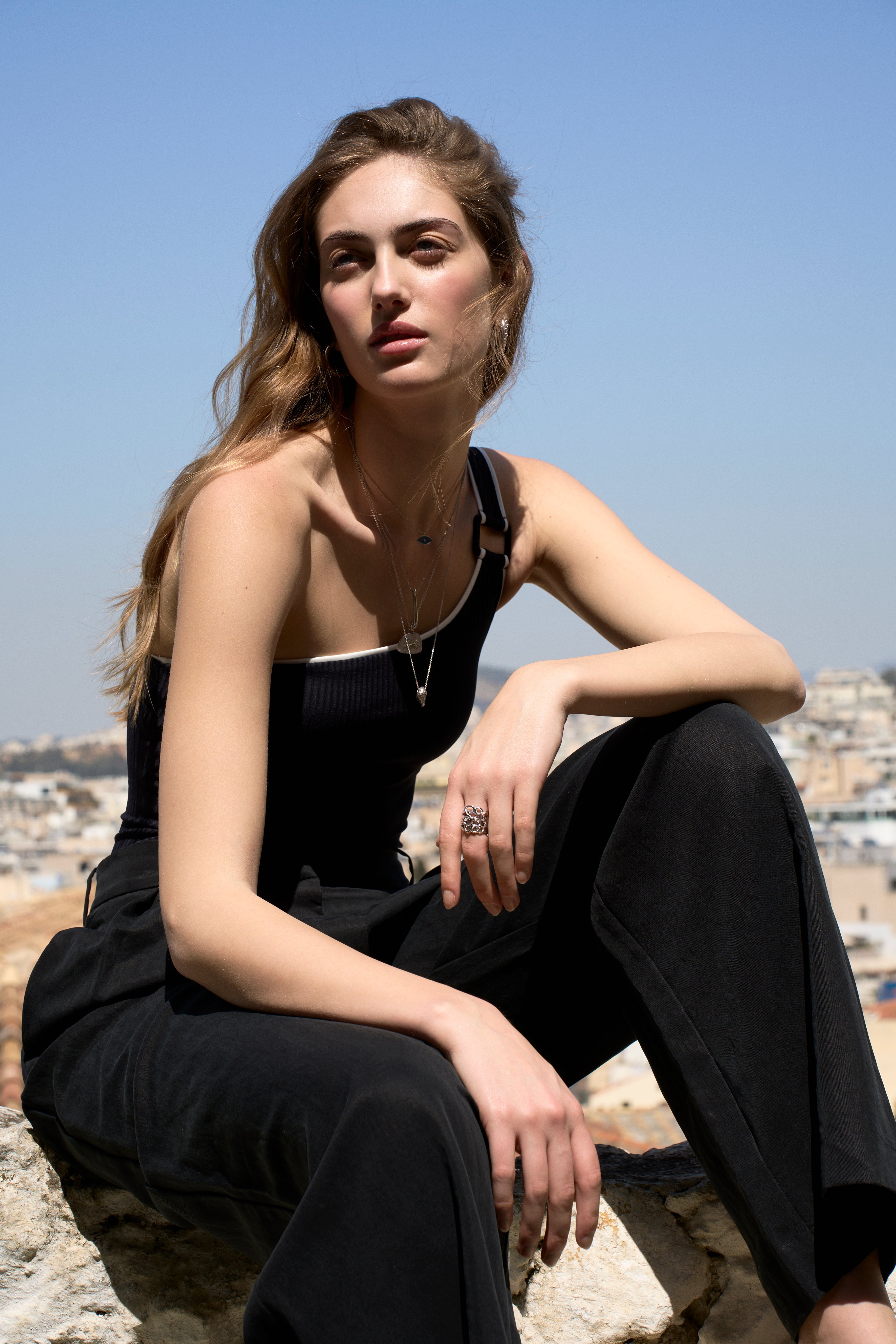 Feggeri-Pegasus-Horse-Pendant-Wings-Antique-Vintage-Emblem-Necklace-Sterling-Silver-Chain-Chunky-Layering