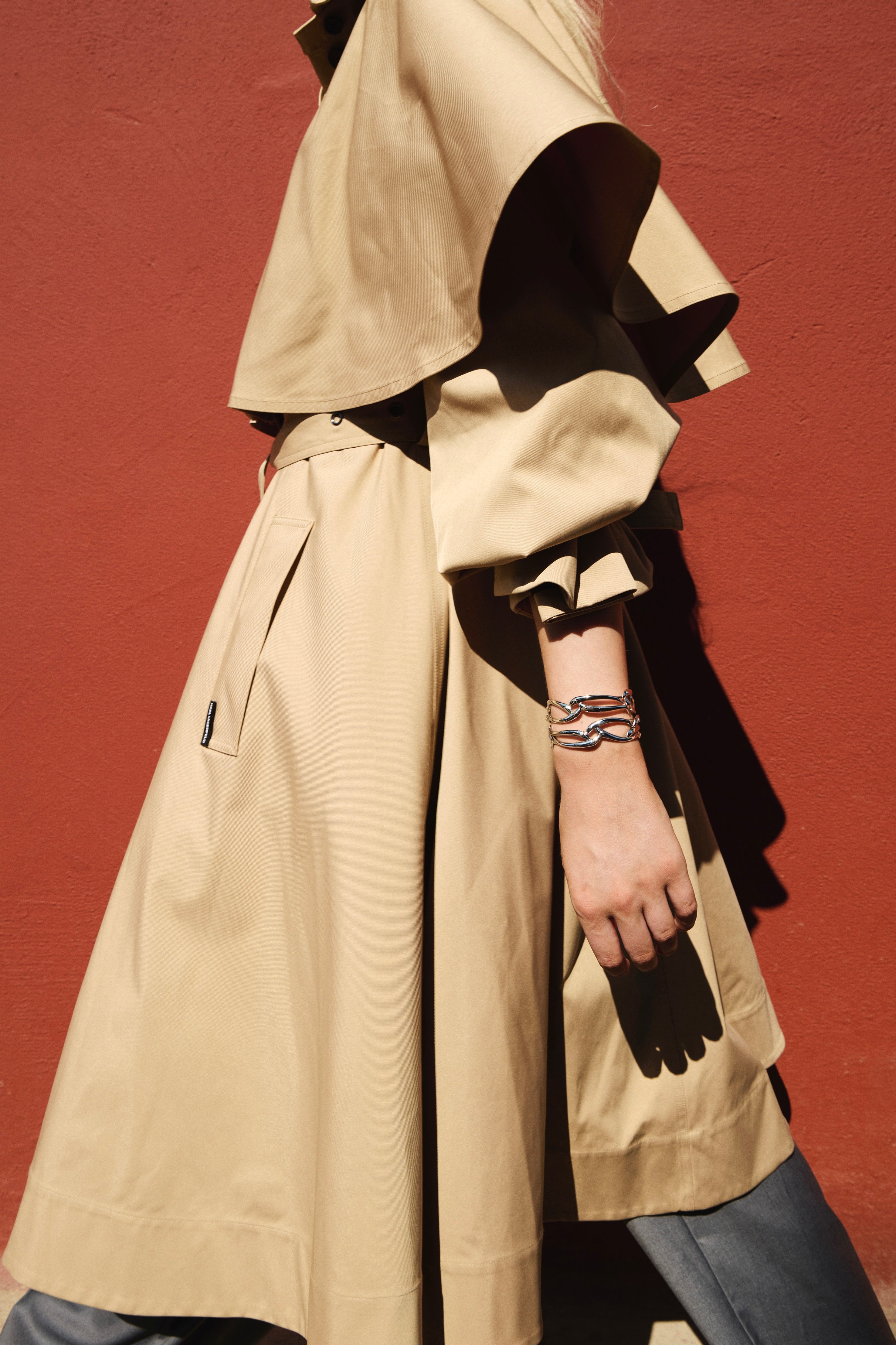 Feggeri-Psari-Coral-Marine-Inspired-Textured-Cutout-Mini-Cuff-Bangle-Bracelet-Sterling-Silver