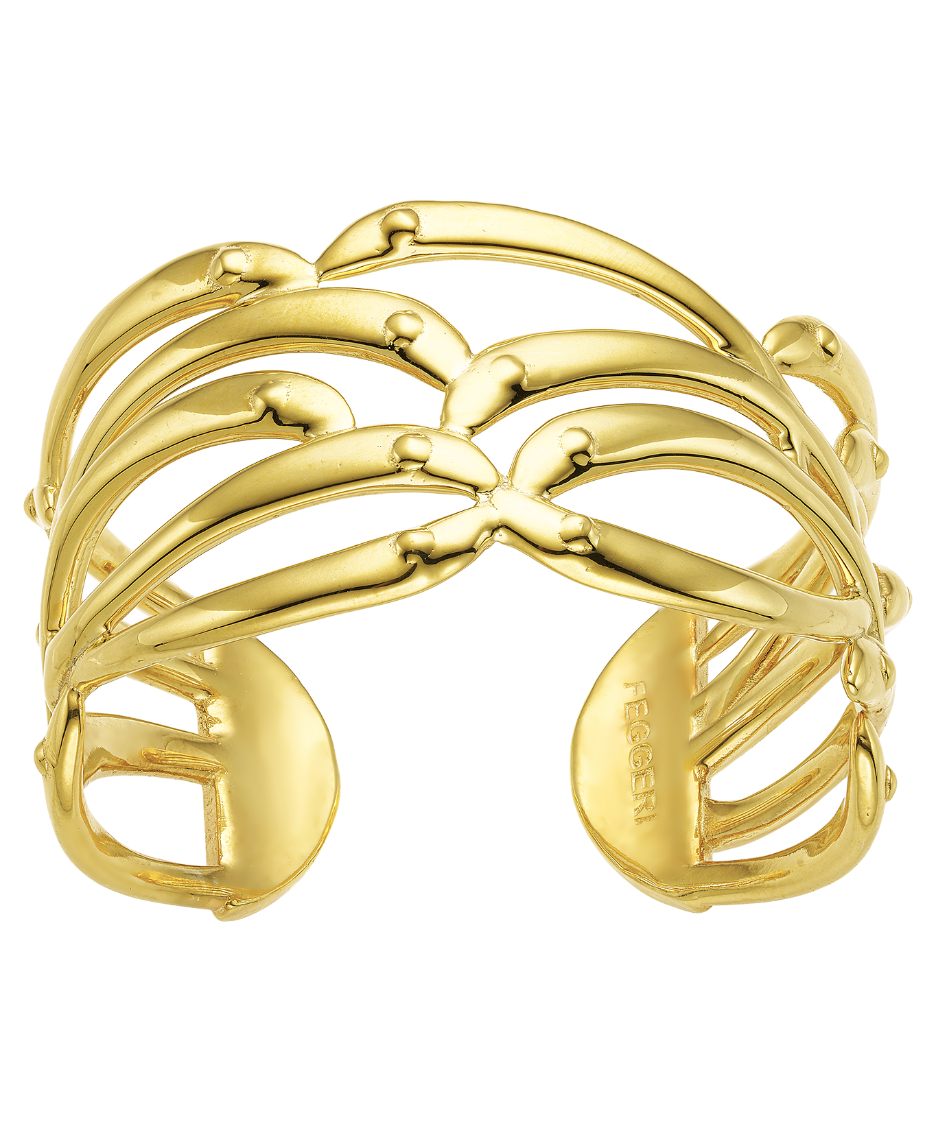 Feggeri-Psari-Large-Cuff-Gold-Vermeil-Statement-Oversized-Textured-cutout-Bracelet-Bangle