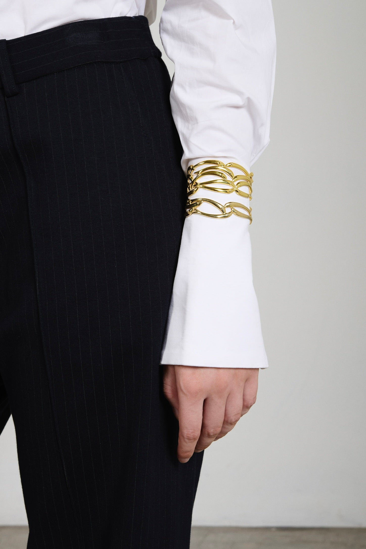 Feggeri-Psari-Large-Cuff-Gold-Vermeil-Statement-Oversized-Textured-cutout-Bracelet-Bangle