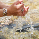 Feggeri-Psari-Large-textured-patterened-cutout-Cuff-statement-oversized-sterling-silver-platinum-plated-bangle-bracelet-coastal-marine-jewellery