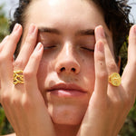 Feggeri-Psari-Ring-Gold-Vermeil-Statement-Cutout-Cocktail-Textured-Marine-Inspired-JEwellery