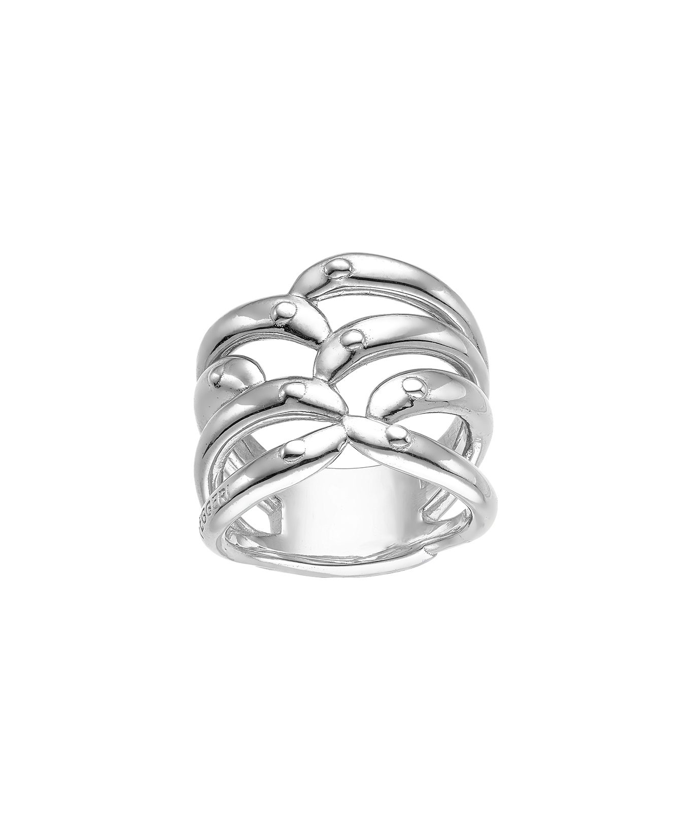 Feggeri-Psari-Ring-Silver-Platinum-Sterling-oversized-Long-thick-statement-cocktail-chunky-textured-cutout