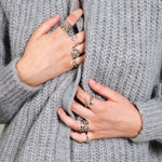 Feggeri-Psari-Ring-Silver-Platinum-Sterling-oversized-Long-thick-statement-cocktail-chunky-textured-cutout