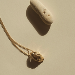 Feggeri-Shell-Conch-Pendant-Marine-Coastal-Necklace-Gold-Vermeil-Chain