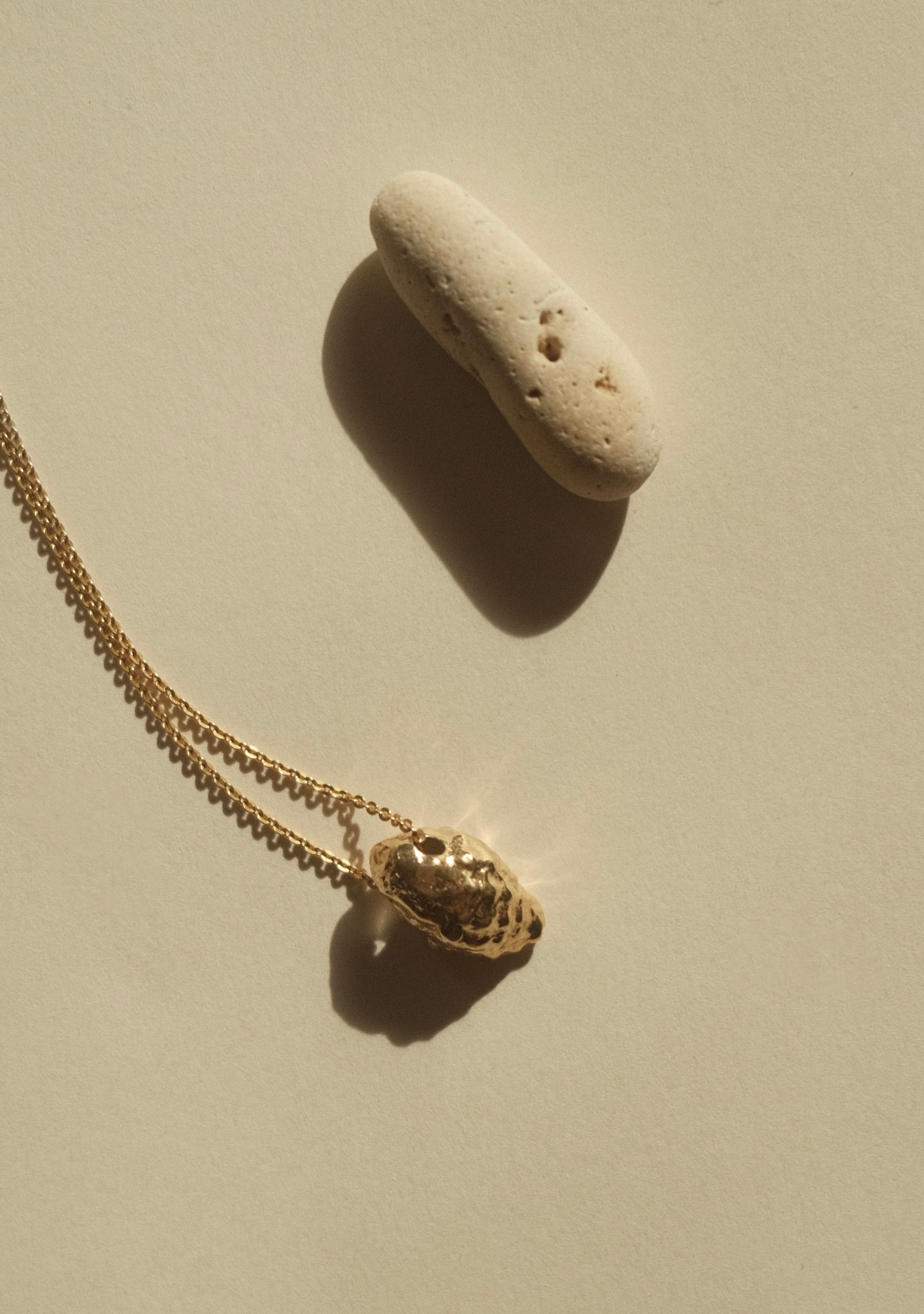 Feggeri-Shell-Conch-Pendant-Marine-Coastal-Necklace-Gold-Vermeil-Chain