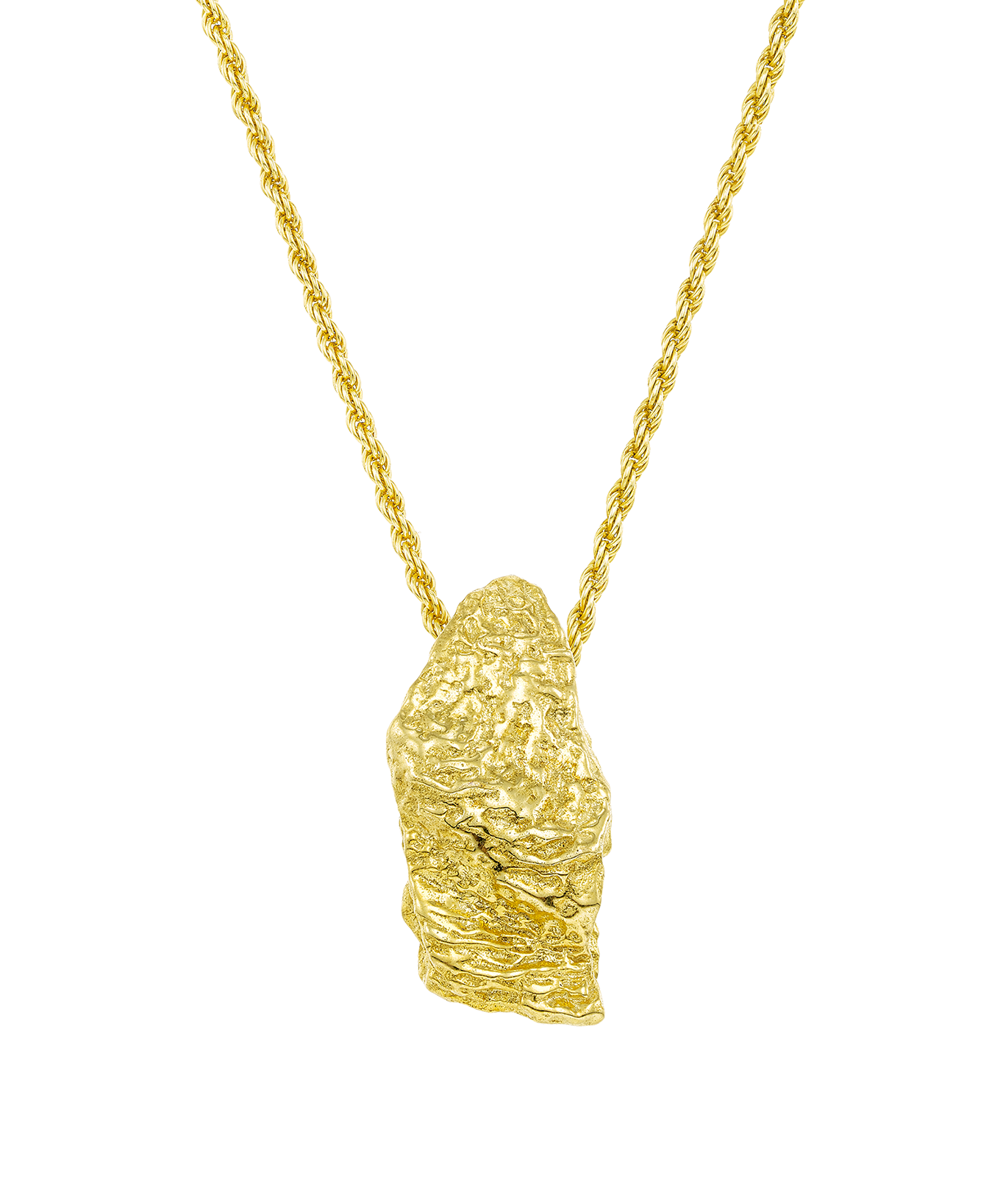 Feggeri-Shell-Fragment-Large-Pendant-Chain-Necklace-Gold-Vermeil