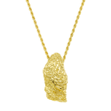 Shell Fragment Necklace Gold