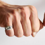 Frances-Kirk-BRUISED-Signet-Chunky-Pinky-Bold-Sterling-Silver-Stacking-Ring