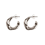 Frances-Kirk-Crescent-Beeswax-Hoops-Chunky-Textured-Molten-Hoop-Earrings-Gold-Vermeil-Sterling-Silver